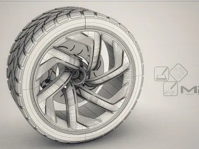 Star Rim concept Low-poly 3D model
