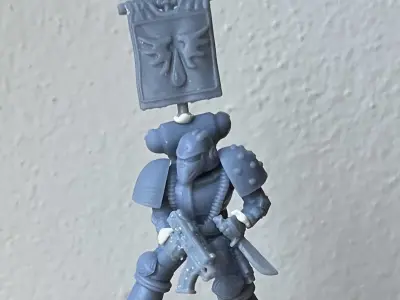 backpack banners imperial legions Free 3D print model