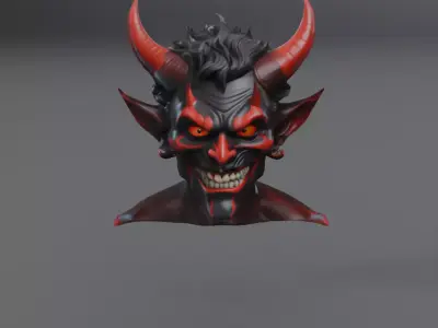 japanese oni 3D model