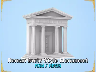 Roman Doric Style Monument  3D print model