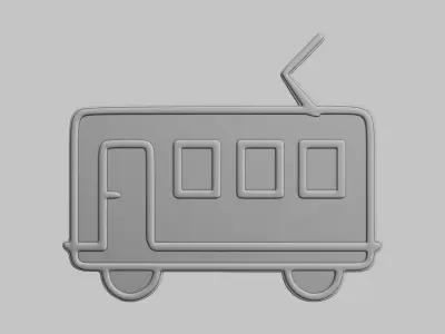 Vehicles Emoji Pack 3D Printable 44 Unique Emojis 3D print model