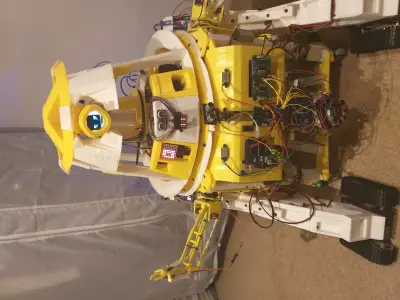 Printable full robot Astromech style 3D print model