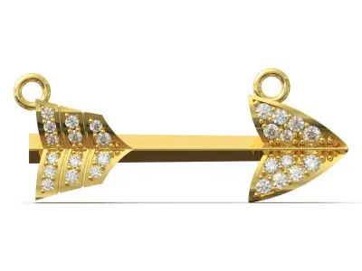 Arrow stl 3dm Pendant Model Cupids Arrow jp0341 3D print model