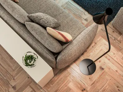 Living room - Vray ready -All furniture included  3D model