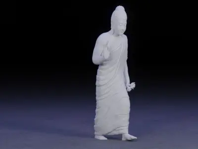 Buddha Idol 3d printable model 1 3D print model