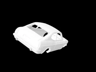 Fiat 128 coupe 3D print model