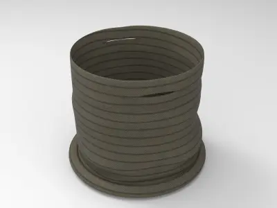 Coti Storage Basket Low-poly 3D model