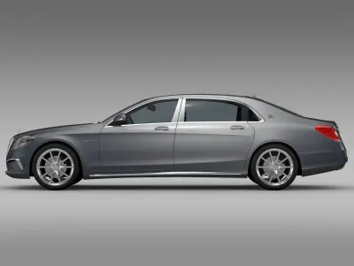   AMG Mercedes Maybach X222 2015 3D model
