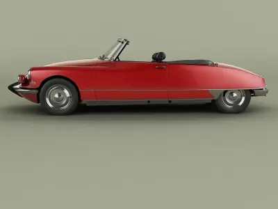 Citroen DS21 Cabrio 1965 3D model
