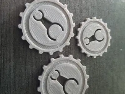 Gear Key Token 3D print model