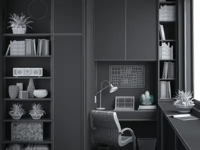 Work Space 4 3D model