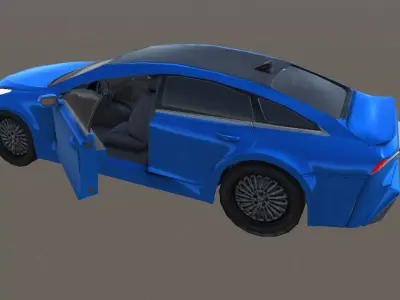 Toyota Mirai Car Low-poly 3D model