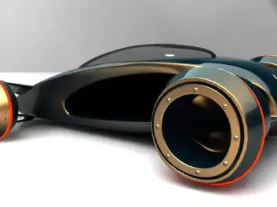 future car concept 3D model