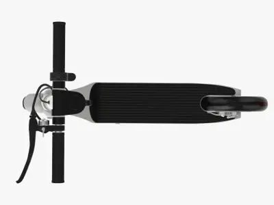 Scooter electric 01 white 3D model