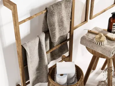 Bathroom Accessories-H51 3D model