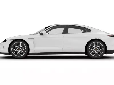 Porsche Taycan 2025 3d model 3D model