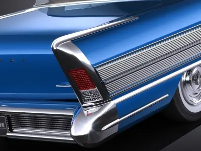 Buick Riviera Super 1958 3D model