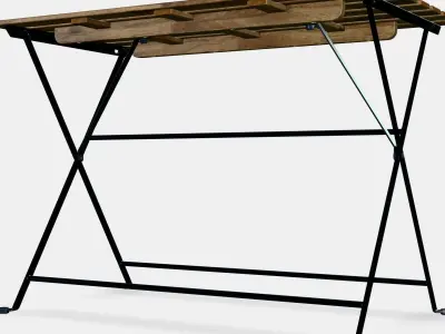 TARNO Table outdoor Low-poly 3D model