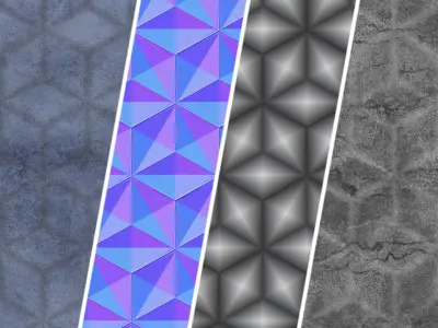 Stone Wall Materials 97- Decorative Pattern - Pbr 4k Seamless Texture purchase