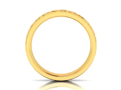 Band 3dm Render Details celtic wedding ring gold 3D print model