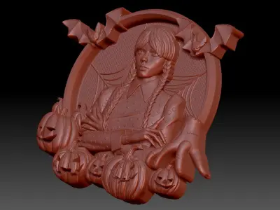 Wednesday Wonders  3D print model