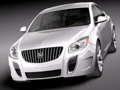 Buick Regal GS 2012 3D model