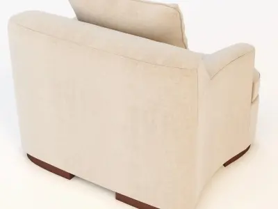 Bolier Modern Luxury Lounge Chair 92015 3D model