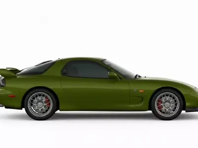 Mazda RX 7 Spirit R 2002 Low-poly 3D model