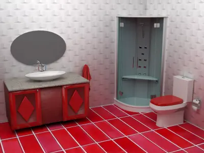 Bathroom 5  3D model