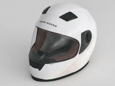 Motorcycle Helmet 3D model