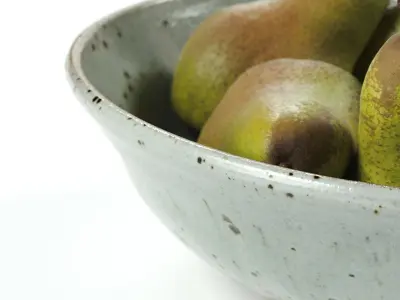 polypasta - WK Keramik fruit bowl 01 with pear 01 3D model