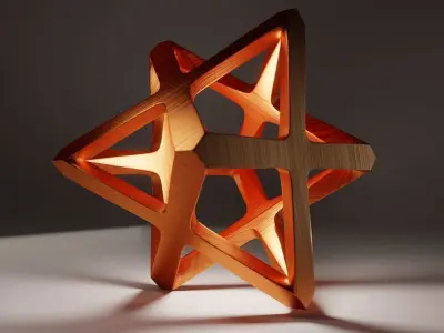 3D Printable Merkaba Symbol 3D print model