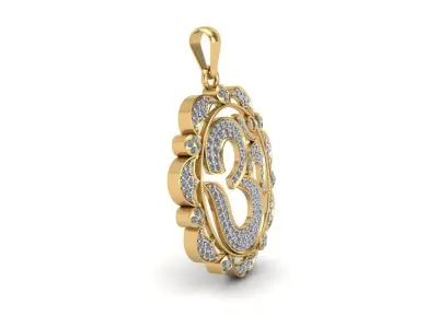 Om Pendant 3D print model