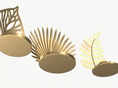 Iron Candle Holders 3D model