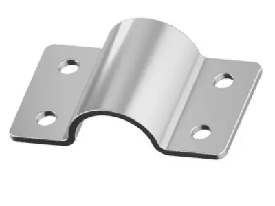 Half Round Clamp 3D print model