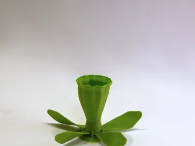DAFFODIL pen holder in shape of flower 3D print model