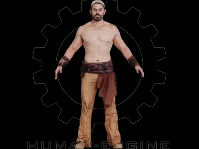 Male Scan - Victor A-pose 3D model