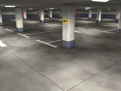 Parking Garage 3D model