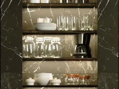 Luxury cafe 3D model