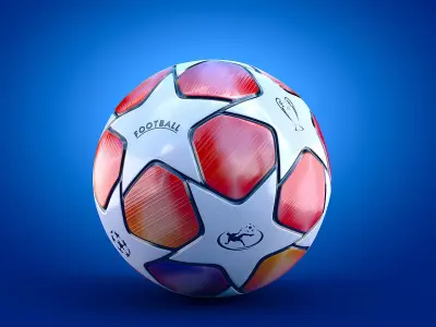 Champions League ball 3D model