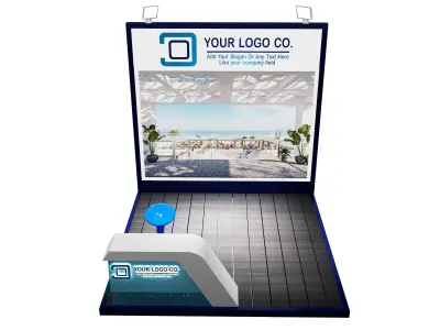 Booth Exhibition Stand a623f  3D model