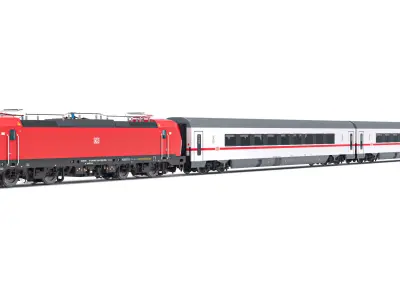 Passenger Train DB Collection 1 3D model