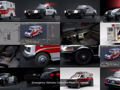 Emergency Vehicles Collection Pack