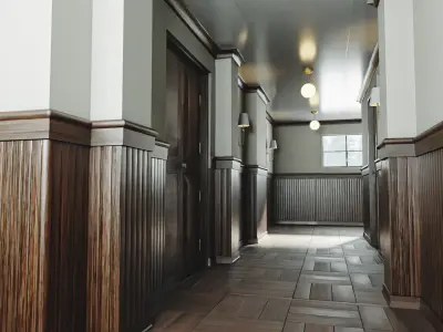 Modular Interior Pack Low-poly 3D model