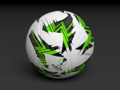 football europa league soccer ball 2025 3D model