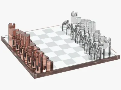 Michael Dumas chess 3D model