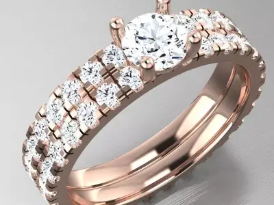 3D model to ring 3D print model