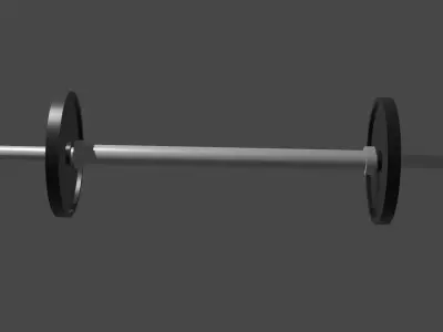 Olympic weights Low-poly 3D model