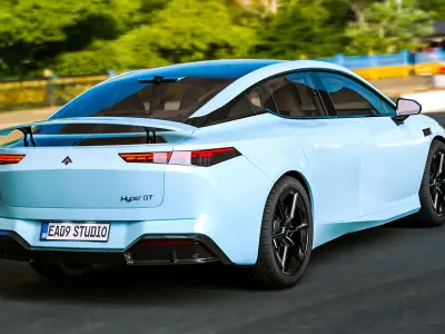 2025 GAC AION Hyper GT 3D model