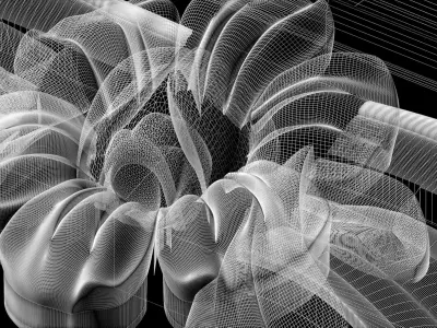 Frame for painting mirror for CNC milling 3D print model